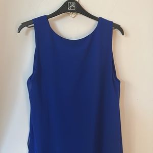BLACK ONLY  Overlay Tunic Sleeveless by Joseph Ribkoff